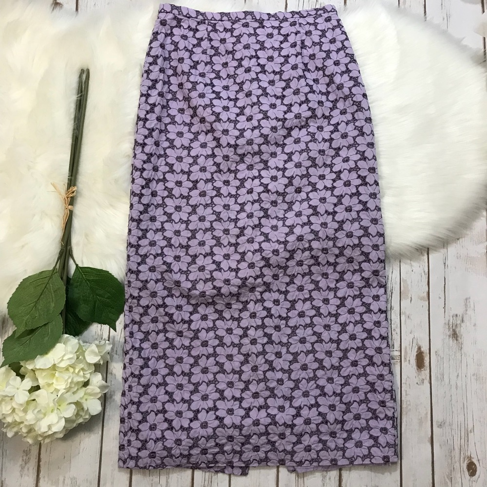 SHANI Skirts Crochet Floral 100% Cotton